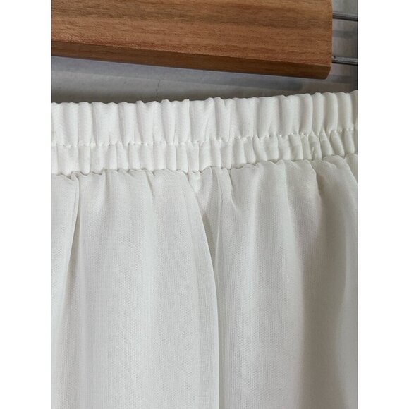 Bedford Fair Chic Dreamy Flowy Skirt L White Hippie Western Dainty Classic Urban - Picture 3 of 9